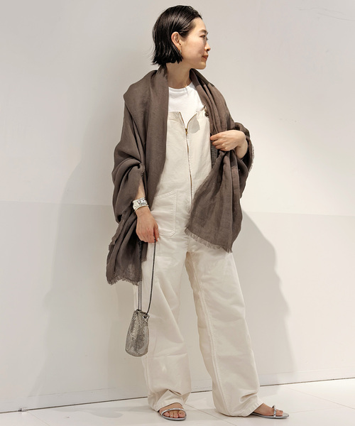 Johnbull Private labo（ジョンブルプライベートラボ）の「【JOHNBULL/ジョンブル】ホワイトデニムチューブサロペット（サロペット/オーバーオール・レディース・ホワイト・36/38/40）」の14枚目の写真