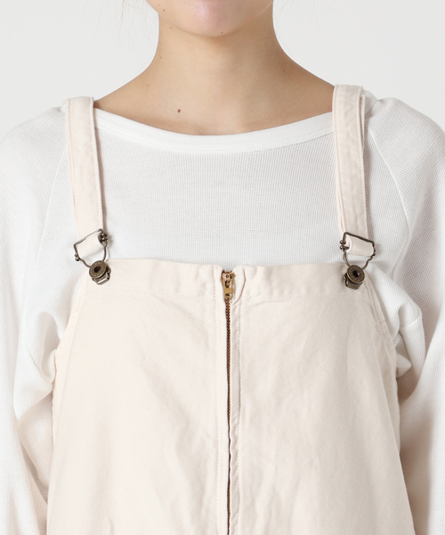 Johnbull Private labo（ジョンブルプライベートラボ）の「【JOHNBULL/ジョンブル】ホワイトデニムチューブサロペット（サロペット/オーバーオール・レディース・ホワイト・36/38/40）」の16枚目の写真