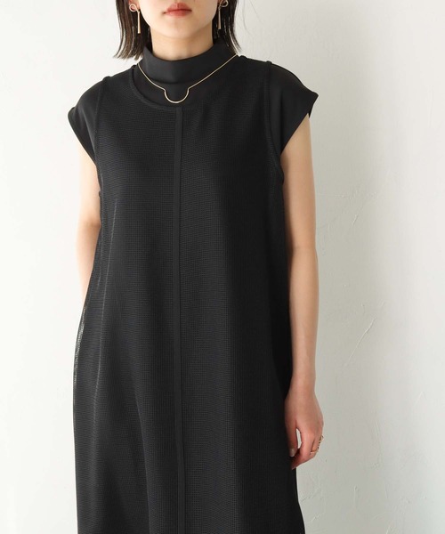 Lant Kalte（ラントカルテ）の「【Lant Kalte】メッシュアンサンブルワンピース（ワンピース・レディース・ブラック/カーキ・M）」の7枚目の写真