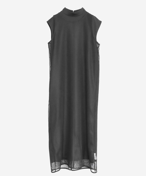 Lant Kalte（ラントカルテ）の「【Lant Kalte】メッシュアンサンブルワンピース（ワンピース・レディース・ブラック/カーキ・M）」の19枚目の写真