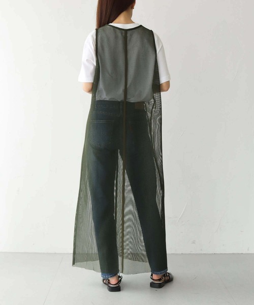 Lant Kalte（ラントカルテ）の「【Lant Kalte】メッシュアンサンブルワンピース（ワンピース・レディース・ブラック/カーキ・M）」の13枚目の写真