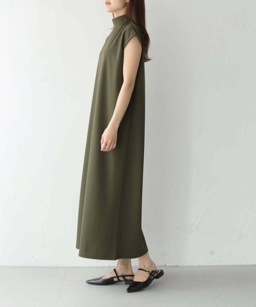 Lant Kalte（ラントカルテ）の「【Lant Kalte】メッシュアンサンブルワンピース（ワンピース・レディース・ブラック/カーキ・M）」の15枚目の写真