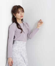 PROPORTION BODY DRESSING | パールリボンタイニット / 1213170108(ニット/セーター)