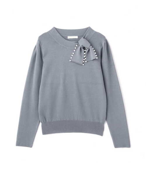 PROPORTION BODY DRESSING（プロポーションボディドレッシング）の「パールリボンタイニット / 1213170108（ニット/セーター・レディース・ブルー/パープル/ホワイト系その他・FREE）」の16枚目の写真