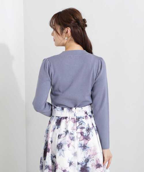 PROPORTION BODY DRESSING（プロポーションボディドレッシング）の「パールリボンタイニット / 1213170108（ニット/セーター・レディース・ブルー/パープル/ホワイト系その他・FREE）」の5枚目の写真