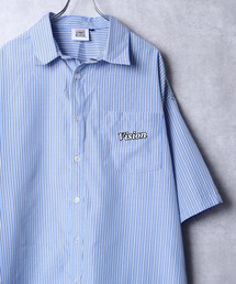 VISION STREET WEAR（ヴィジョンストリートウェア）の「【VISION STREET WEAR】リラックスフィット ストライプシャツ / ギンガムチェックシャツ（シャツ/ブラウス・メンズ）」