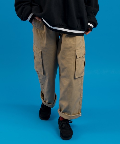 MUHET(ミュエータ)の「ミリタリーカーゴパンツ(カーゴパンツ・レディース・ベージュ/ブラック/カーキ・X-LARGE/SMALL/MEDIUM)」の16枚目の写真