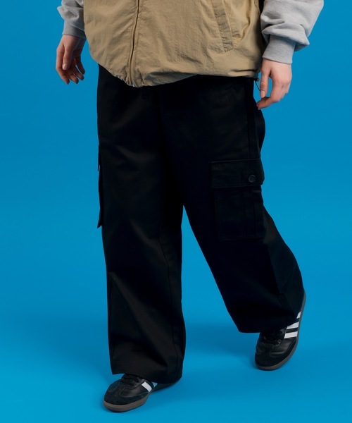 MUHET(ミュエータ)の「ミリタリーカーゴパンツ(カーゴパンツ・レディース・ベージュ/ブラック/カーキ・X-LARGE/SMALL/MEDIUM)」の12枚目の写真