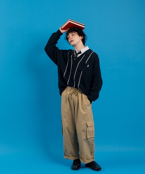 MUHET(ミュエータ)の「ミリタリーカーゴパンツ(カーゴパンツ・レディース・ベージュ/ブラック/カーキ・X-LARGE/SMALL/MEDIUM)」の17枚目の写真