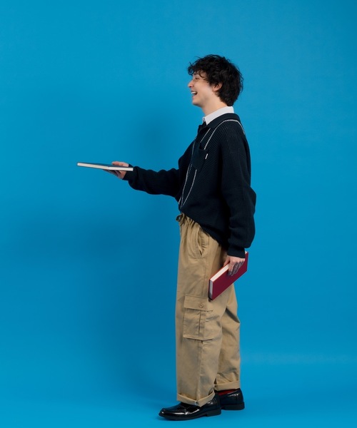 MUHET(ミュエータ)の「ミリタリーカーゴパンツ(カーゴパンツ・レディース・ベージュ/ブラック/カーキ・X-LARGE/SMALL/MEDIUM)」の22枚目の写真