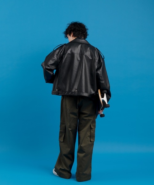 MUHET(ミュエータ)の「ミリタリーカーゴパンツ(カーゴパンツ・レディース・ベージュ/ブラック/カーキ・X-LARGE/SMALL/MEDIUM)」の5枚目の写真