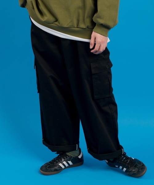 MUHET(ミュエータ)の「ミリタリーカーゴパンツ(カーゴパンツ・レディース・ベージュ/ブラック/カーキ・X-LARGE/SMALL/MEDIUM)」の18枚目の写真