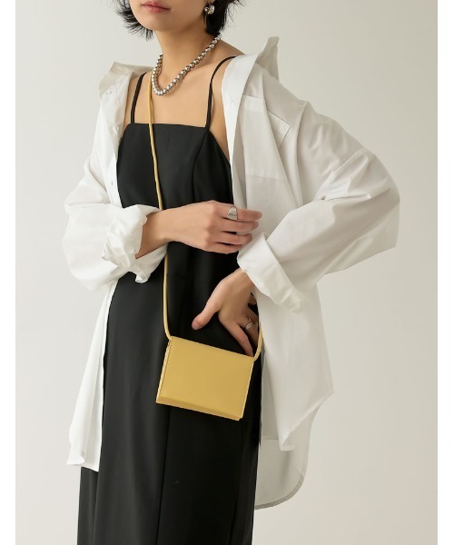 Re:EDIT(リエディ)の「ベーシックオーバーサイズシャツ(シャツ/ブラウス・レディース・ライトパープル/ライトブルー/ブラック/オフホワイト・MEDIUM/LARGE)」の12枚目の写真