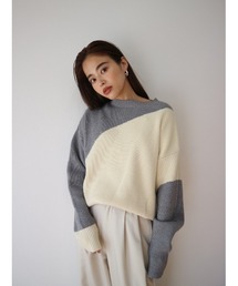 TRUNC 88 | Bicolor Knit Pullover(ニット/セーター)