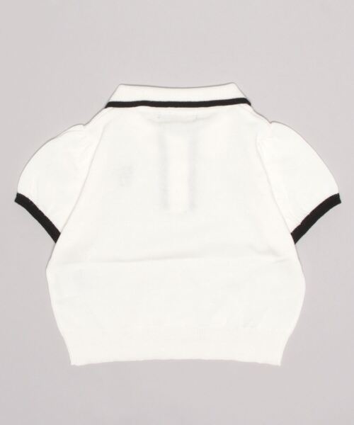 by LOVEiT(バイラビット)の「ニットポロ(ニット/セーター・キッズ・ロイヤルブルー/ピンク/オフホワイト・120cm/130cm/150cm/160cm/140cm)」の4枚目の写真