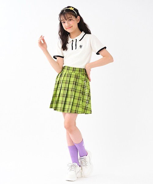 by LOVEiT(バイラビット)の「ニットポロ(ニット/セーター・キッズ・ロイヤルブルー/ピンク/オフホワイト・120cm/130cm/150cm/160cm/140cm)」の6枚目の写真