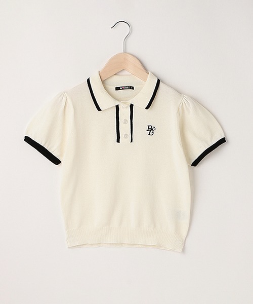 by LOVEiT(バイラビット)の「ニットポロ(ニット/セーター・キッズ・ロイヤルブルー/ピンク/オフホワイト・120cm/130cm/150cm/160cm/140cm)」の12枚目の写真