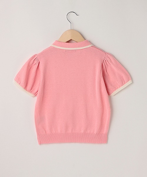 by LOVEiT(バイラビット)の「ニットポロ(ニット/セーター・キッズ・ロイヤルブルー/ピンク/オフホワイト・120cm/130cm/150cm/160cm/140cm)」の15枚目の写真