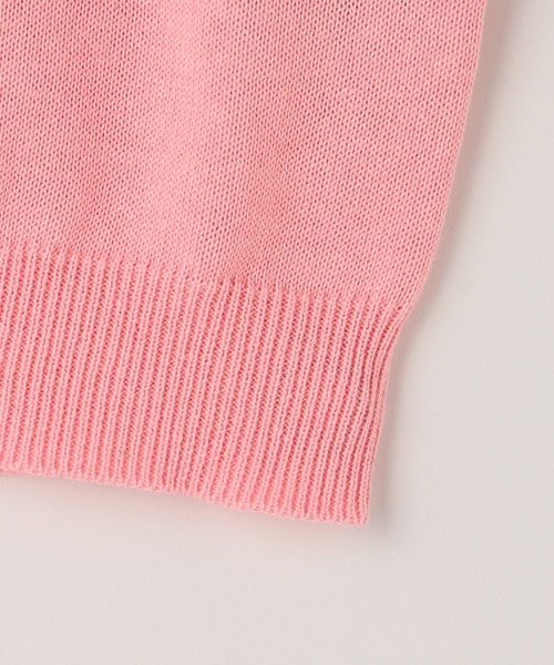 by LOVEiT(バイラビット)の「ニットポロ(ニット/セーター・キッズ・ロイヤルブルー/ピンク/オフホワイト・120cm/130cm/150cm/160cm/140cm)」の19枚目の写真