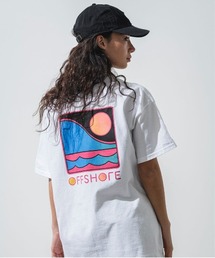 OFFSHORE（オフショア）の「DST GRADATION LOGO TEE/グラデーションロゴティーシャツ（Tシャツ/カットソー）」