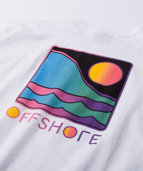 OFFSHORE（オフショア）の「DST GRADATION LOGO TEE/グラデーションロゴティーシャツ（Tシャツ/カットソー・メンズ・パープル/グリーン/ピンク/バイオレット・XL/S/M/L/XXL）」の21枚目の写真