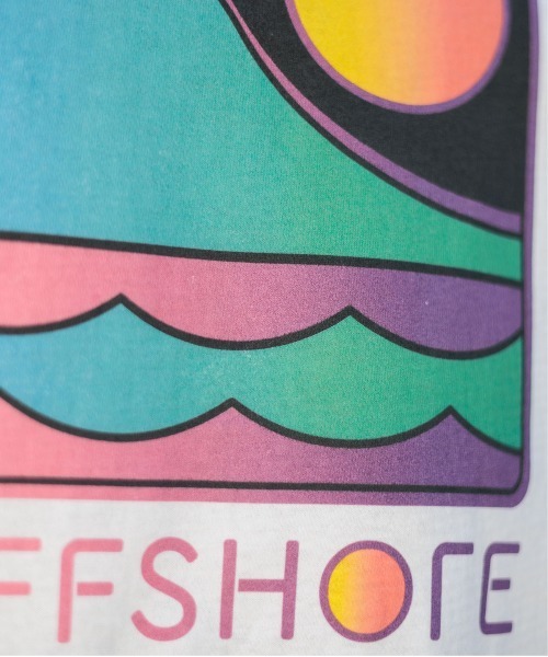 OFFSHORE（オフショア）の「DST GRADATION LOGO TEE/グラデーションロゴティーシャツ（Tシャツ/カットソー・メンズ・パープル/グリーン/ピンク/バイオレット・XL/S/M/L/XXL）」の19枚目の写真