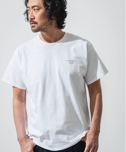 OFFSHORE（オフショア）の「DST GRADATION LOGO TEE/グラデーションロゴティーシャツ（Tシャツ/カットソー・メンズ・パープル/グリーン/ピンク/バイオレット・XL/S/M/L/XXL）」の16枚目の写真