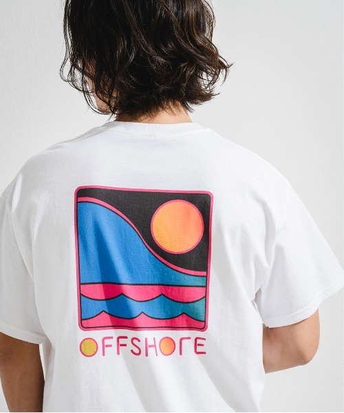 OFFSHORE（オフショア）の「DST GRADATION LOGO TEE/グラデーションロゴティーシャツ（Tシャツ/カットソー・メンズ・パープル/グリーン/ピンク/バイオレット・XL/S/M/L/XXL）」の13枚目の写真