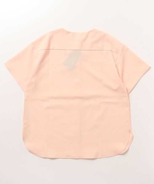 NEW BALANCE（ニューバランス）の「【別注】ニューバランス New Balance THE CITY ショートスリーブトップ 限定コラボ（シャツ/ブラウス・レディース・サーモンピンク/アイボリー/ブラック・XL/L/M/S）」の5枚目の写真