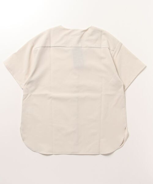 NEW BALANCE（ニューバランス）の「【別注】ニューバランス New Balance THE CITY ショートスリーブトップ 限定コラボ（シャツ/ブラウス・レディース・サーモンピンク/アイボリー/ブラック・XL/L/M/S）」の4枚目の写真