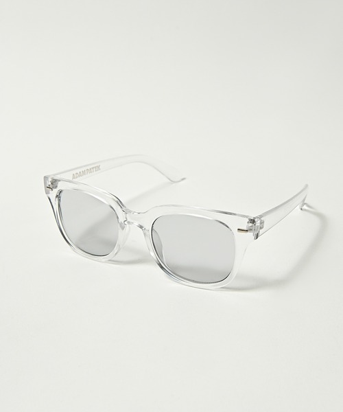 ADAMPATEK / clear frame cellsunglasses/ウェリントン クリアフレーム