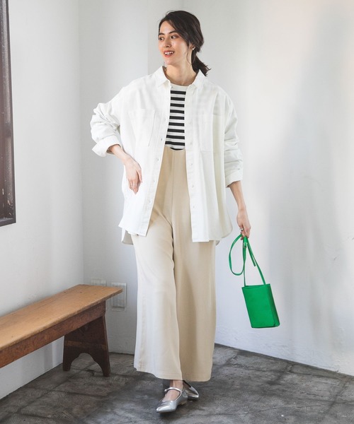 LEPSIM(レプシィム)の「アソートボーダープルオーバー 172979(Tシャツ/カットソー・レディース・ブラック/ライトブルー/オフホワイト・FREE)」の22枚目の写真