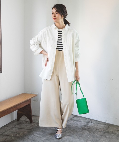 LEPSIM(レプシィム)の「アソートボーダープルオーバー 172979(Tシャツ/カットソー・レディース・ブラック/ライトブルー/オフホワイト・FREE)」の8枚目の写真