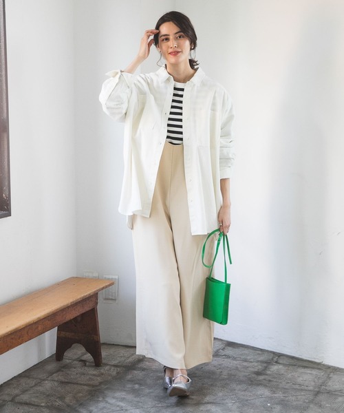LEPSIM(レプシィム)の「アソートボーダープルオーバー 172979(Tシャツ/カットソー・レディース・ブラック/ライトブルー/オフホワイト・FREE)」の5枚目の写真