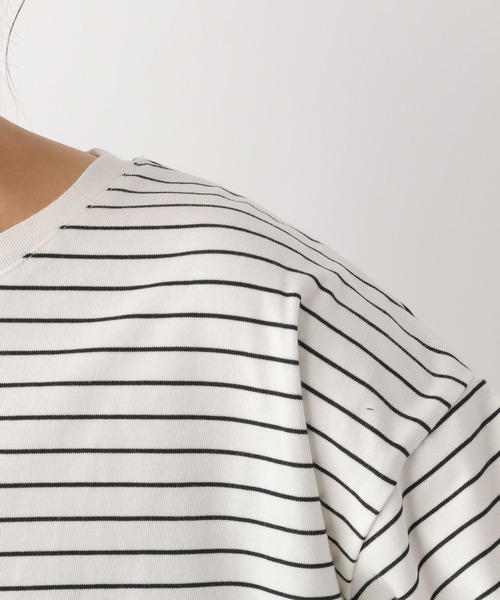 LEPSIM(レプシィム)の「アソートボーダープルオーバー 172979(Tシャツ/カットソー・レディース・ブラック/ライトブルー/オフホワイト・FREE)」の6枚目の写真