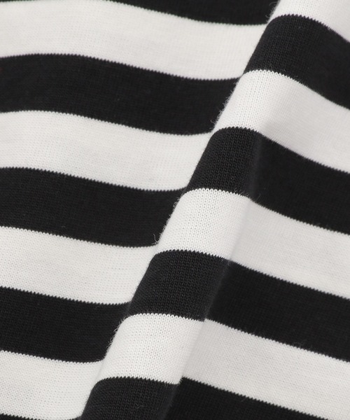 LEPSIM(レプシィム)の「アソートボーダープルオーバー 172979(Tシャツ/カットソー・レディース・ブラック/ライトブルー/オフホワイト・FREE)」の10枚目の写真