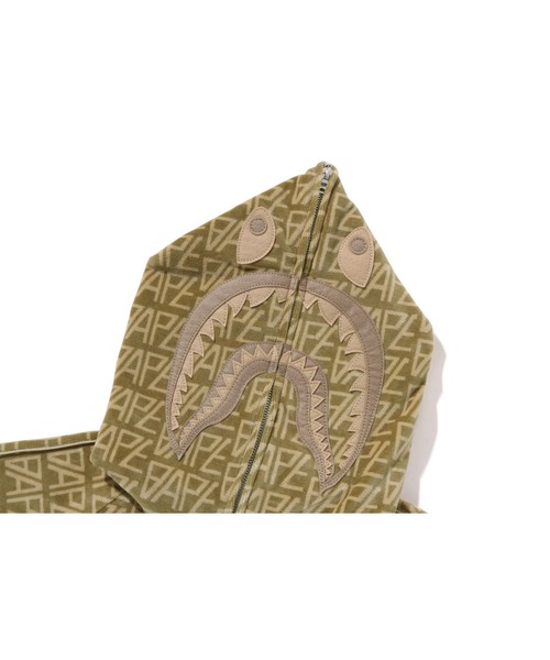 A BATHING APE フルジップ パーカー ベージュ スター ロゴ ☆大阪限定☆ BAPE スター パーカー Mサイズ a bathing ape
