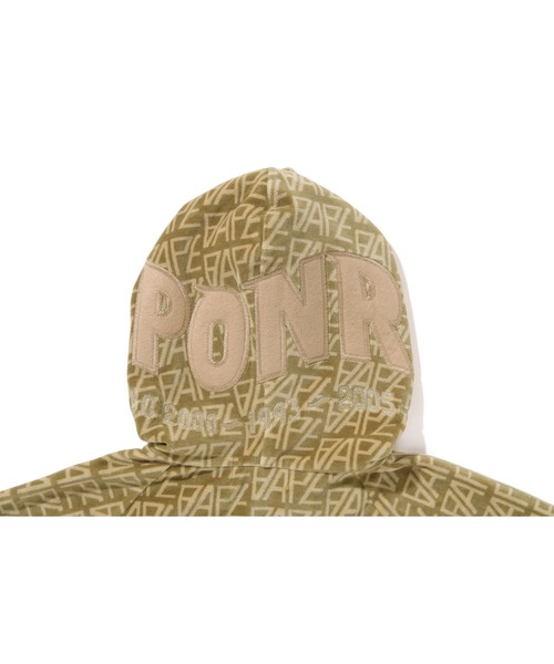 BAPE ベロアパーカー A BATHING APE（アベイシングエイプ）の「BAPE X HAJIME