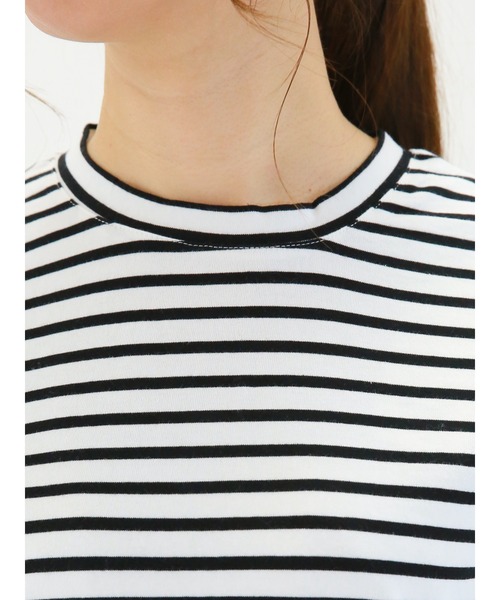 Te chichi(テチチ)の「袖口チュールカットソー(Tシャツ/カットソー・レディース・ブラック/オフホワイト/チャコール・フリ-)」の16枚目の写真