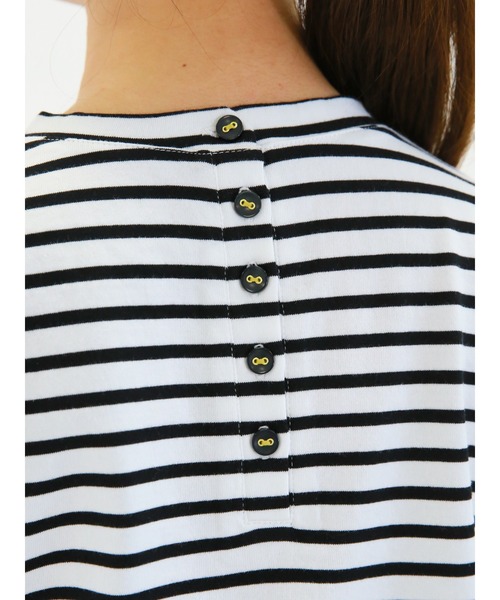 Te chichi(テチチ)の「袖口チュールカットソー(Tシャツ/カットソー・レディース・ブラック/オフホワイト/チャコール・フリ-)」の17枚目の写真
