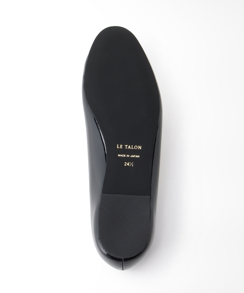 LE TALON(ルタロン)の「ラウンドエナメルバレエ(バレエシューズ・レディース・ブラックミックス・22.5cm/23cm/23.5cm/24cm/24.5cm/22cm/25cm/21.5/25.5cm/21)」の7枚目の写真