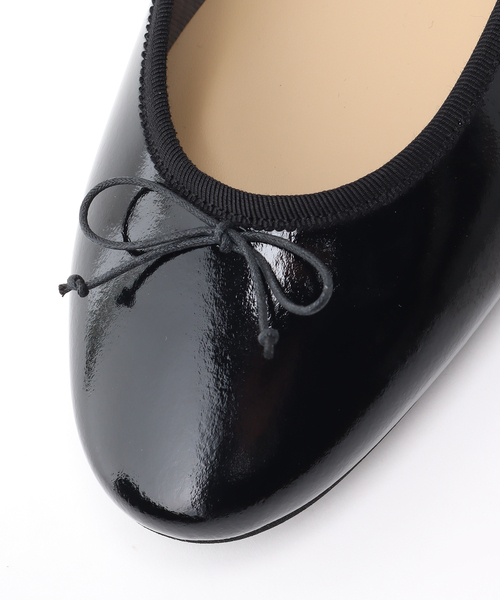 LE TALON(ルタロン)の「ラウンドエナメルバレエ(バレエシューズ・レディース・ブラックミックス・22.5cm/23cm/23.5cm/24cm/24.5cm/22cm/25cm/21.5/25.5cm/21)」の8枚目の写真
