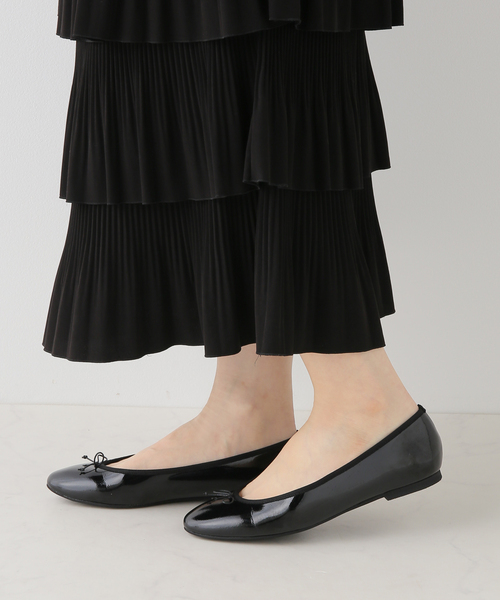 LE TALON(ルタロン)の「ラウンドエナメルバレエ(バレエシューズ・レディース・ブラックミックス・22.5cm/23cm/23.5cm/24cm/24.5cm/22cm/25cm/21.5/25.5cm/21)」の11枚目の写真