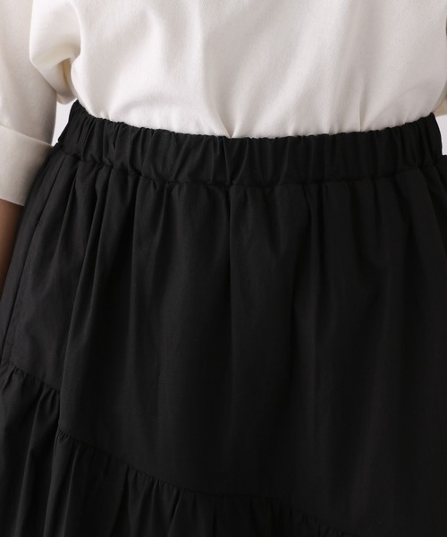 repipi armario(レピピ アルマリオ)の「コットンティアードロングスカート(スカート・キッズ・ホワイト/ブラック・SMALL/MEDIUM/LARGE)」の7枚目の写真