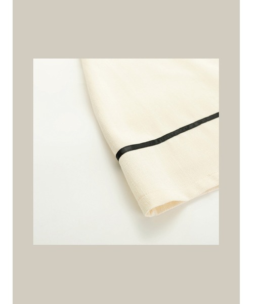 LA POMME petit（ラポミ・プチ）の「ポロカラースポーツワンピース/Polo Collar Sport One Piece（ワンピース・レディース・ペールイエロー/ベージュ/グレー/ベビーピンク・MEDIUM/SMALL/LARGE）」の15枚目の写真