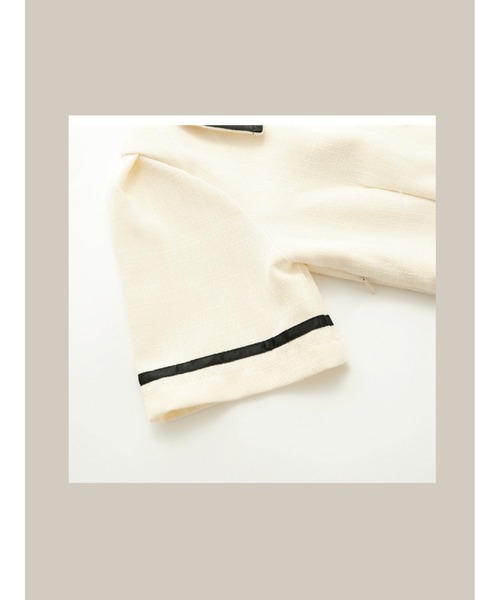 LA POMME petit（ラポミ・プチ）の「ポロカラースポーツワンピース/Polo Collar Sport One Piece（ワンピース・レディース・ペールイエロー/ベージュ/グレー/ベビーピンク・MEDIUM/SMALL/LARGE）」の14枚目の写真