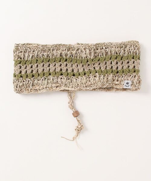 チャイハネ（チャイハネ）の「【チャイハネ】レコナヘンプコットンヘアバンド（ヘアバンド・メンズ・ブラウン/ナチュラル/カーキ・FREE）」の2枚目の写真