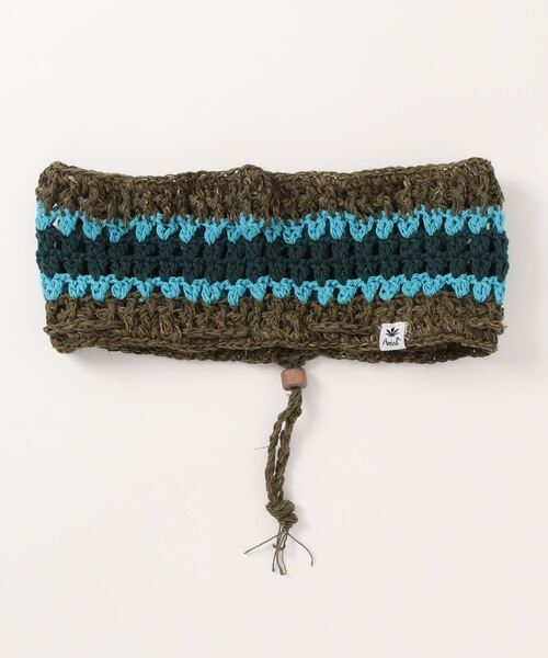 チャイハネ（チャイハネ）の「【チャイハネ】レコナヘンプコットンヘアバンド（ヘアバンド・メンズ・ブラウン/ナチュラル/カーキ・FREE）」の3枚目の写真