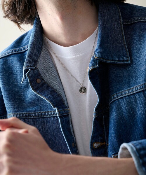 シェア] ブラックダイヤモンド コイン ネックレス（ネックレス）｜ete