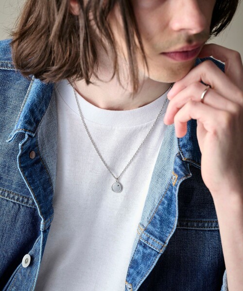 ete（エテ）の「[シェア] ブラックダイヤモンド コイン ネックレス（ネックレス・メンズ・プラチナム・FREE）」の10枚目の写真